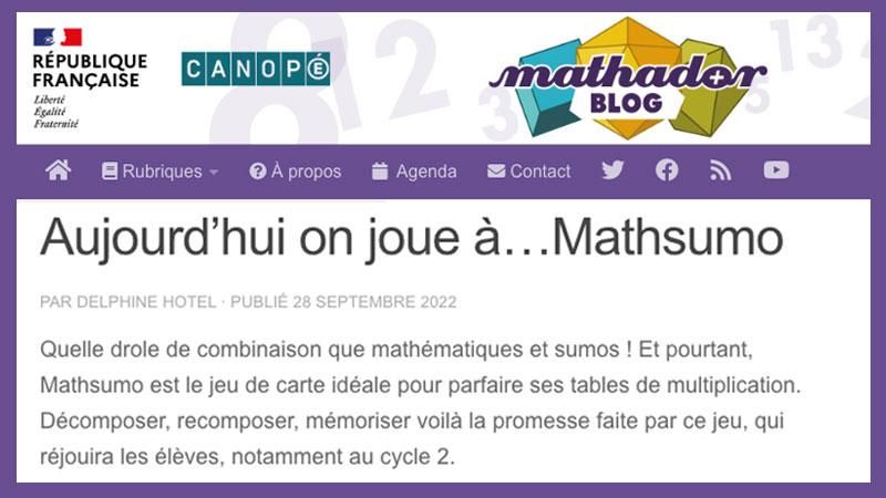mathsumo mathador