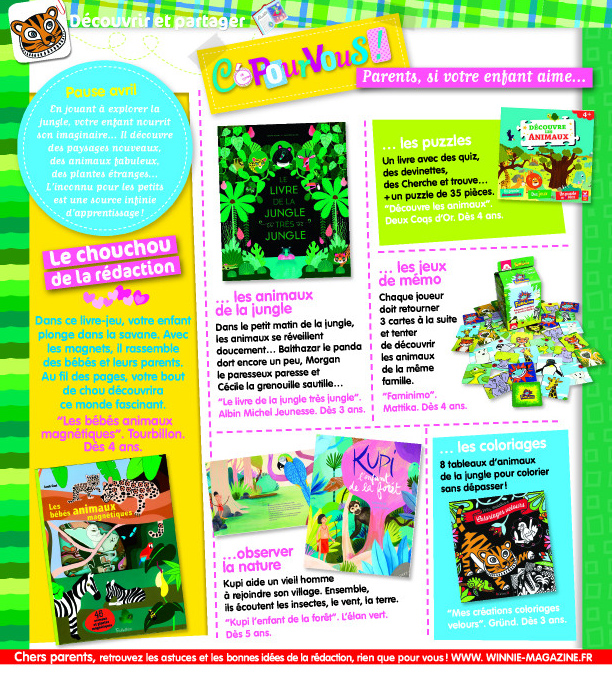 Notre ‪&lrm;jeu‬ Faminimo dans la s&eacute;lection de ce mois-ci de Winnie et ses amis.