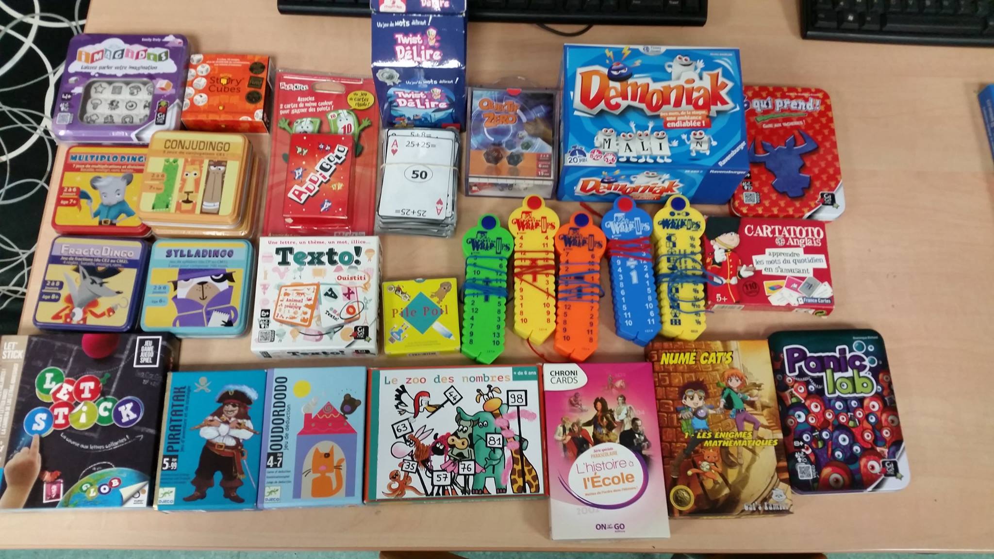 Twist D&eacute;lire et Addigolo sont de la partie dans la classe de Monsieur Mathieu