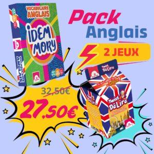 pack 2 jeux anglais