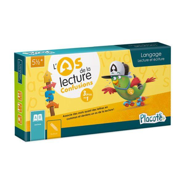 L'as de la lecture confusions boite de jeu