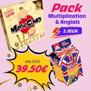 pack jeux multiplication & anglais