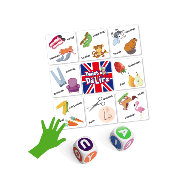 jeu d'anglais Twist Délire cartes