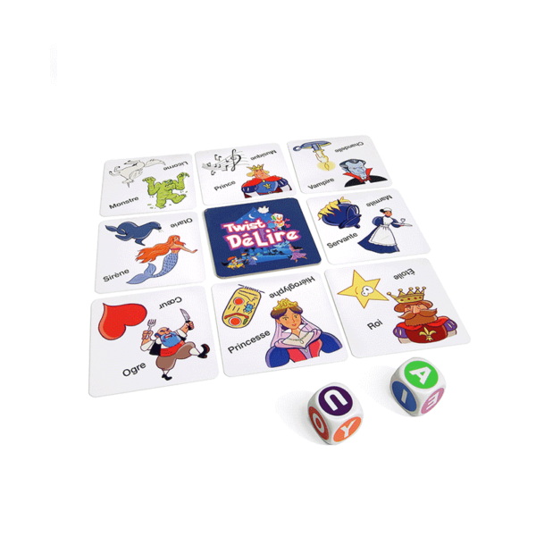 jeu de lecture Twist Délire cartes