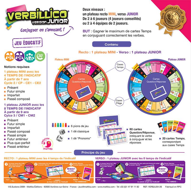 VERBILLICO concept du jeu