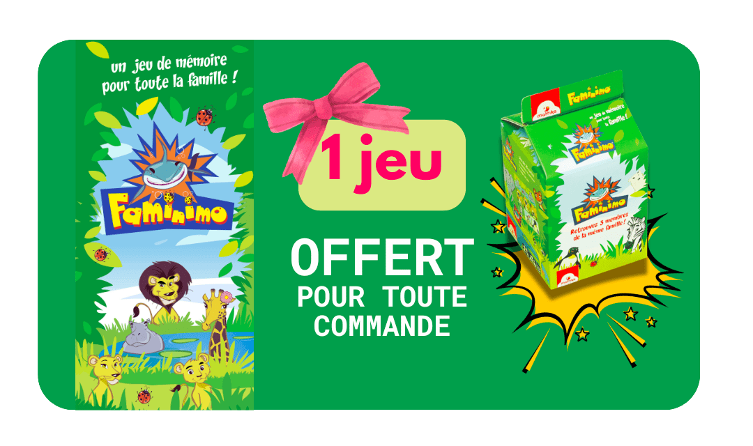 1 jeu Faminimo offert pour toute commande