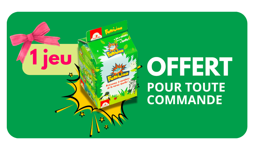 1 jeu Faminimo offert pour toute commande