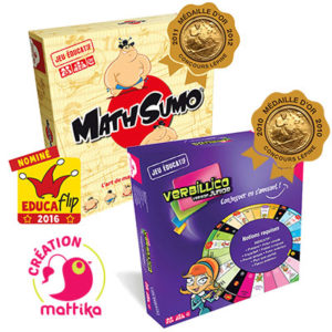 pack jeux éducatifs conjugaison +multiplication