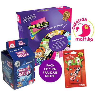 Jeux éducatifs PACK CP-CM2 français-maths